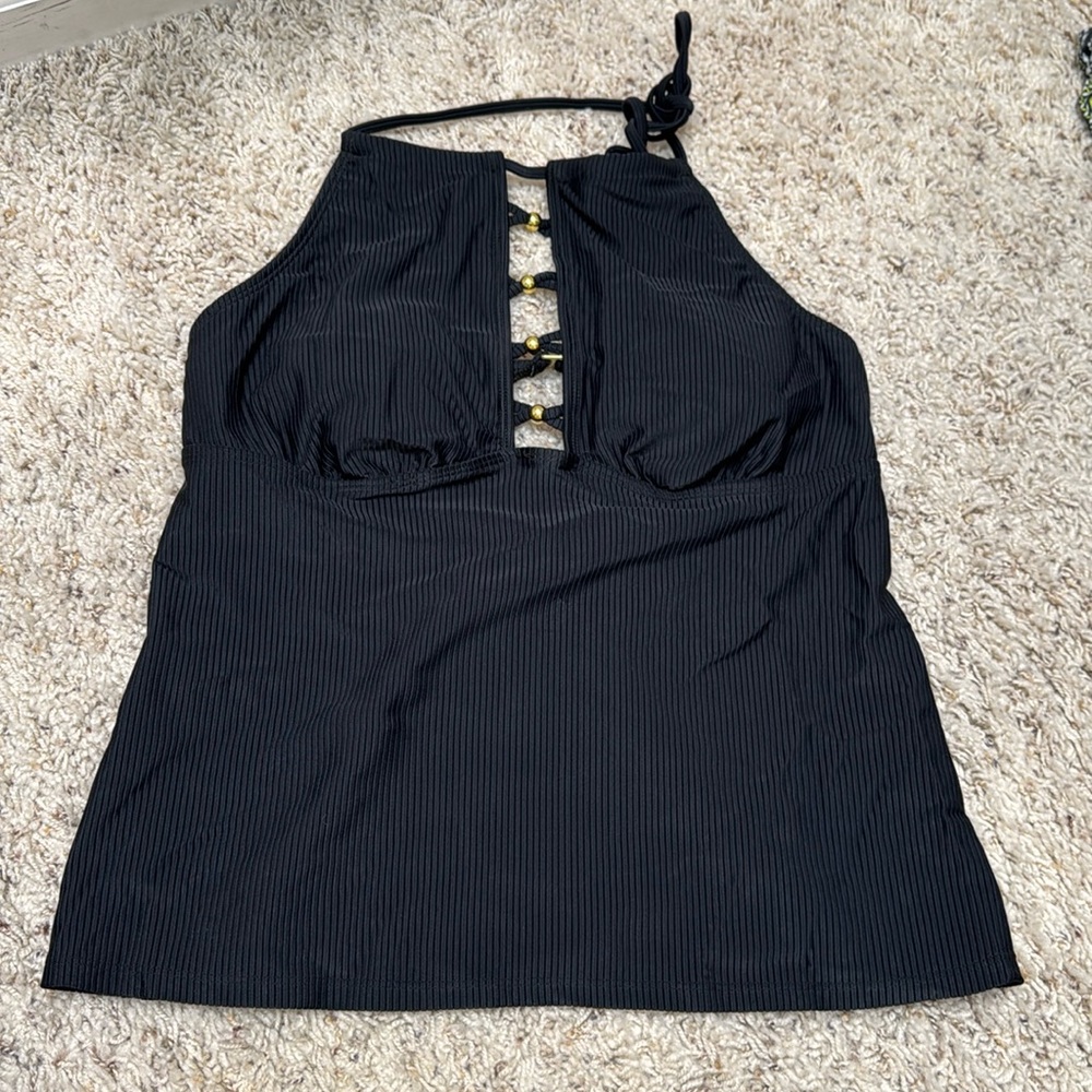 Swim halter top